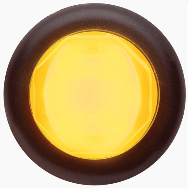 Optronics Yellow 3/4 In. Pc Rated Marker/Clearance Light With Supplemental Turn Function, .180Male Bullets MCL121AK9PVG - main